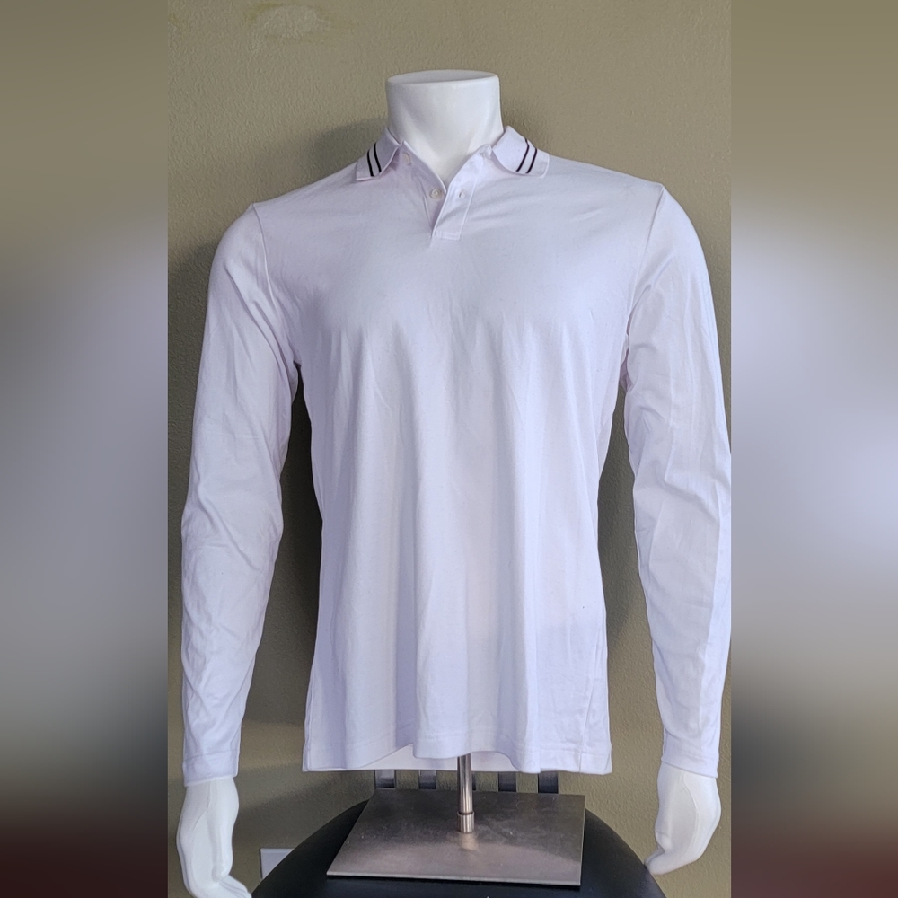 Bugatchi Long Sleeve Polo shirt Small